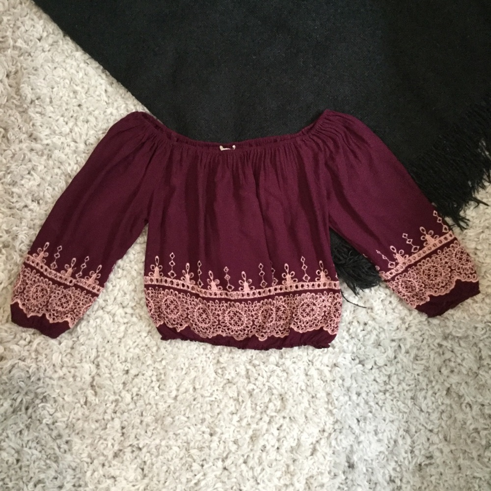 Forever 21 Off-Shoulder Boho Top